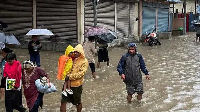 Nepal rain