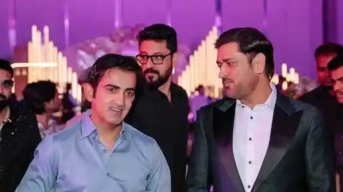 Dhoni and ghambir