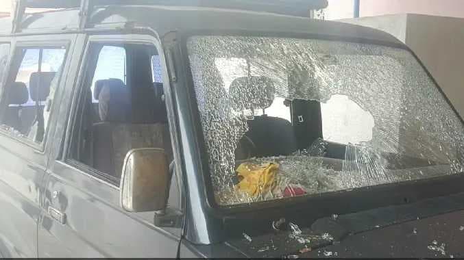 TPR Car glass broken