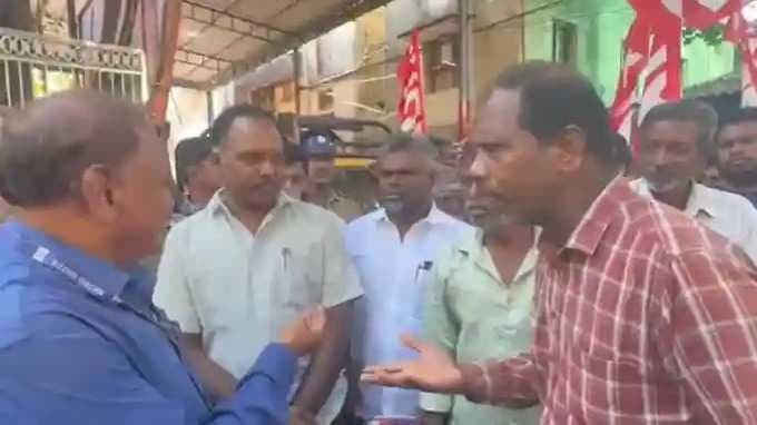 CHN MGR Nagar water protest