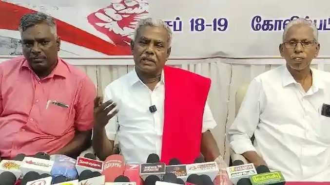 CPM Shanmugam press meet