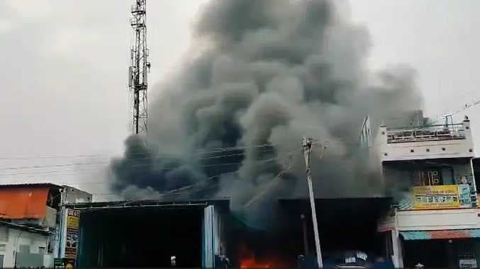CBE Car shop fire