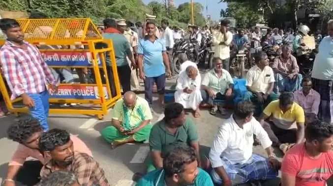 PDY fisherman protest