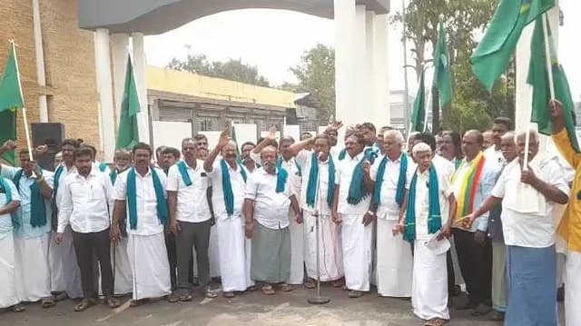 TNJ Farmers protest