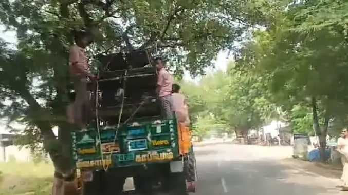 Tractor school student