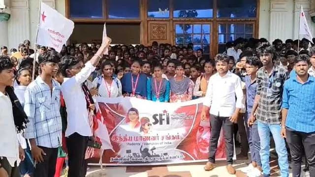 TVR Students protest