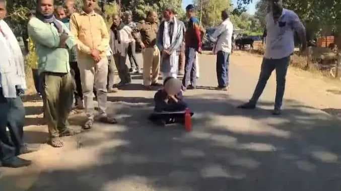 School girl protest