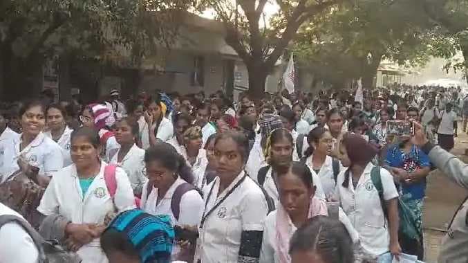 Nurse protest
