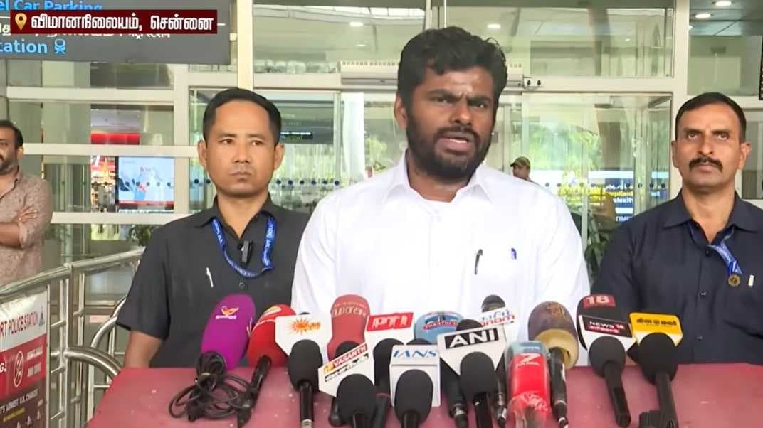 அண்ணாமலை பேட்டி