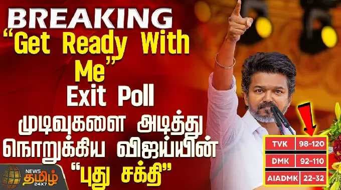 TN Election Exit Poll 2026 |"Exit Poll முடிவுகள் ஒரு மேட்டரே இல்ல"-அடித்து நொறுக்கிய விஜய்யின் சக்தி