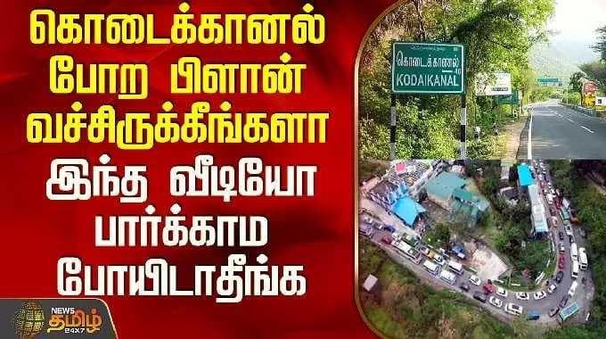 Kodaikanal | கொடைக்கானல் போற பிளான் வச்சிருக்கீங்களா - இந்த வீடியோ பார்க்காம போயிடாதீங்க