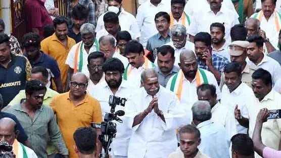 ஆட்சியை தக்க வைத்த என்.ஆர்.காங்