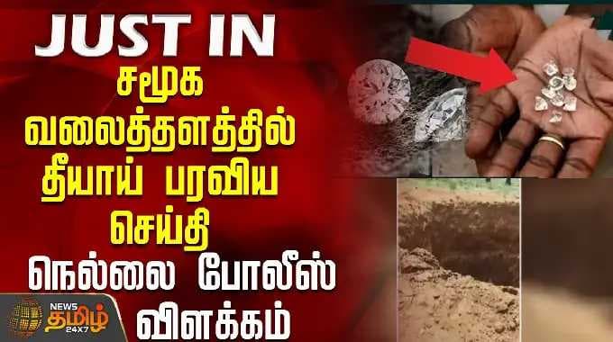 JUSTIN || சமூக வலைத்தளத்தில் தீயாய் பரவிய செய்தி.. நெல்லை போலீஸ் விளக்கம் | NellaiNews | Diamond