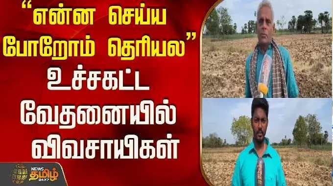 "என்ன செய்ய போறோம் தெரியல" உச்சகட்ட வேதனையில் விவசாயிகள்..! | Mettur Dam Issue | Tiruvallur