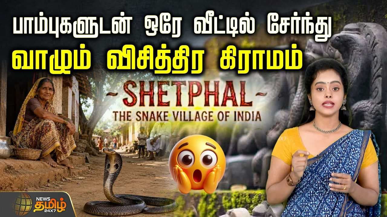 பாம்புகளுடன் ஒரே வீட்டில் சேர்ந்து வாழும் விசித்திர கிராமம்