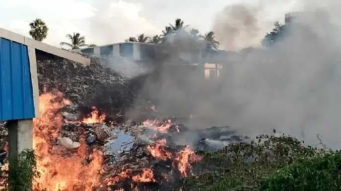 திடீர் தீ விபத்து