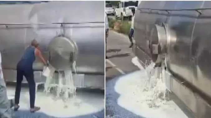 பால் டேங்கர் லாரி
