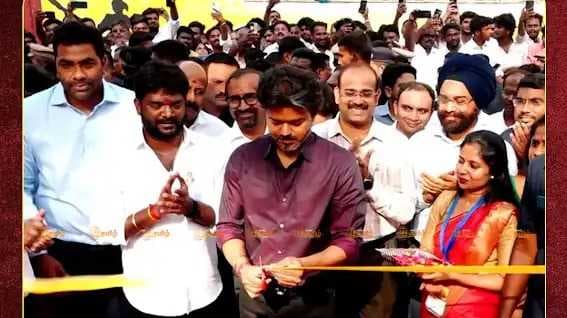முதல்வர் விஜய் தொகுதியில், பெரம்பூர் எம்எல்ஏ அலுவலகம் திறப்பு