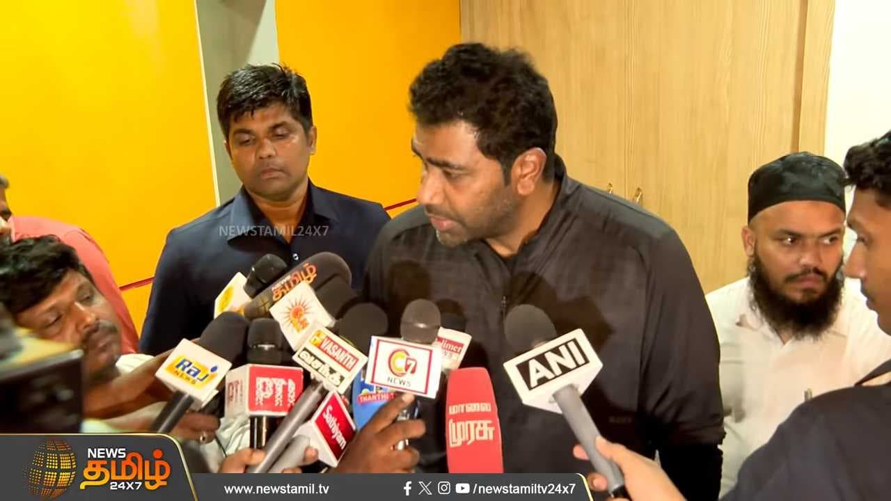 வீரமணி CASE திமுகவிற்கு ஆதவ் சரமாரி கேள்வி