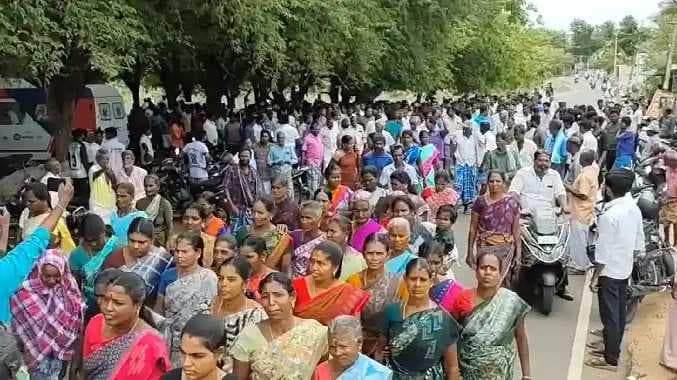 NGP Man quary dharna