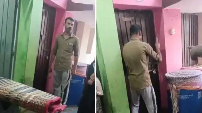 பூட்டியிருந்த வீட்டை உடைத்த மர்ம நபர்