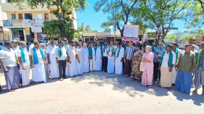 விவசாயிகள் கண்டன ஆர்ப்பாட்டம்