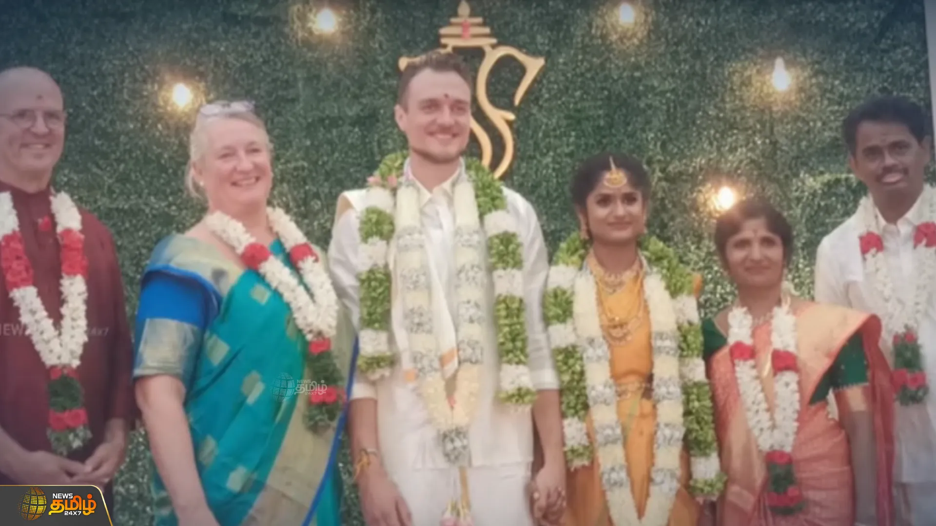 கடல் கடந்த காதல்.. தமிழர் பாரம்பரிய முறைப்படி திருமணம்.... | Sweden Woman | Madurai men Marriage